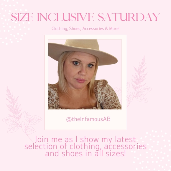 Anthropologie Other - @theInfamousAB is Live! Size Inclusive Saturday Show Notifications